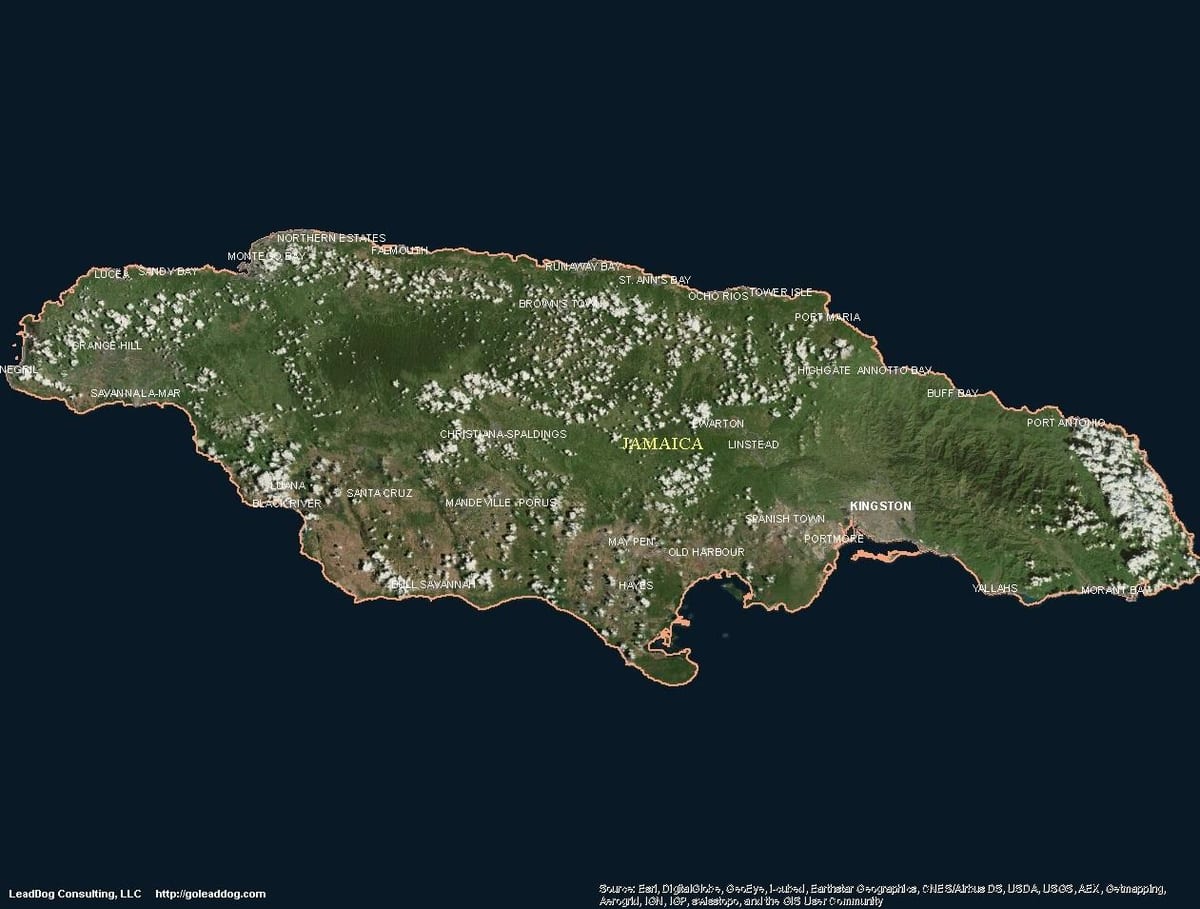 Зураг агаарын jamaica