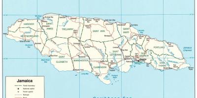 Ямайкийн газрын зураг